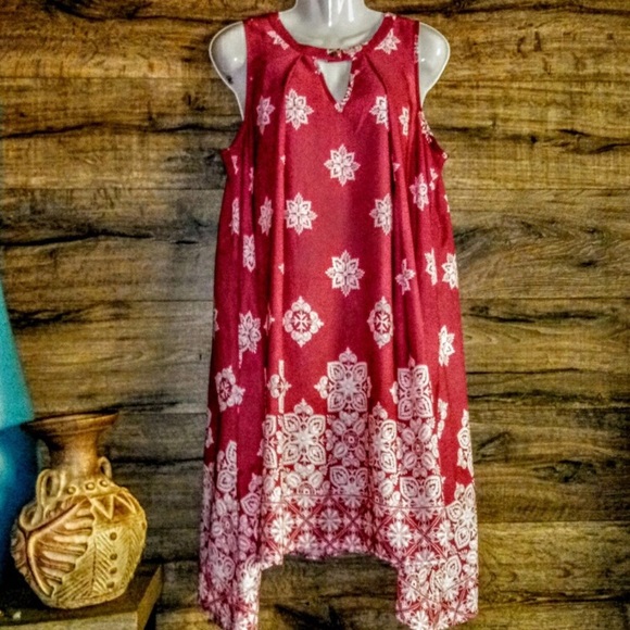 Maurices Dress Size M Flowy Swing Waterfall NWOT - Picture 3 of 6